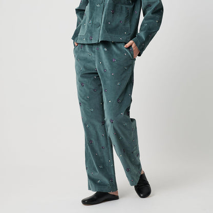 エンブロイダリー イージーパンツ