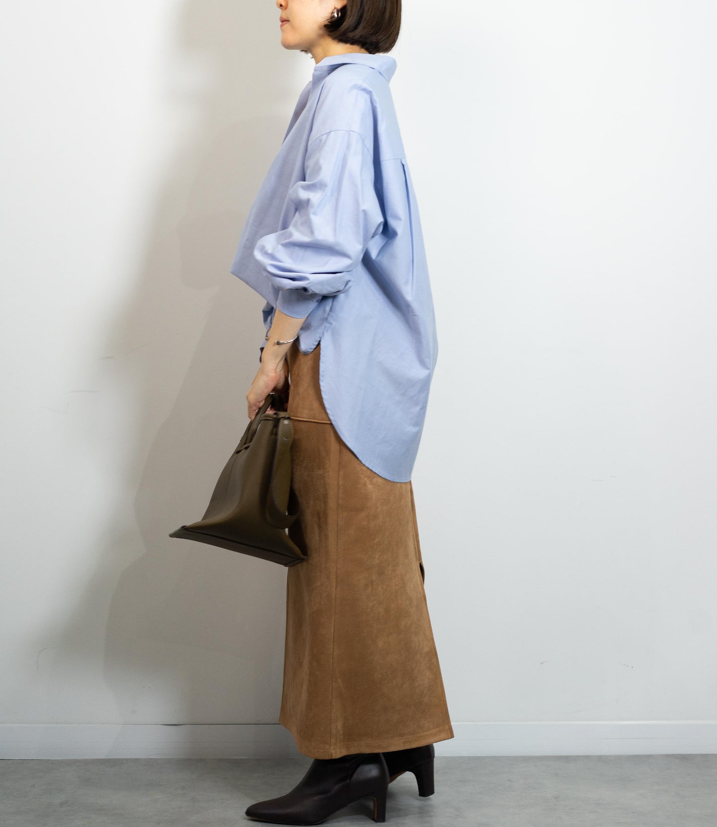 オックスコットンスキッパーシャツ