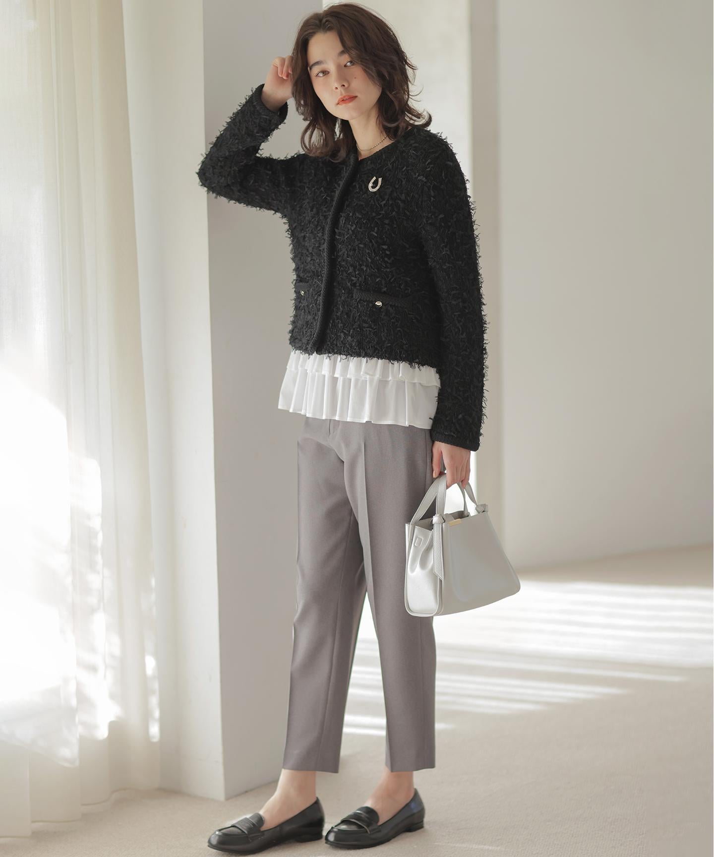 シュットクロステーパード パンツ