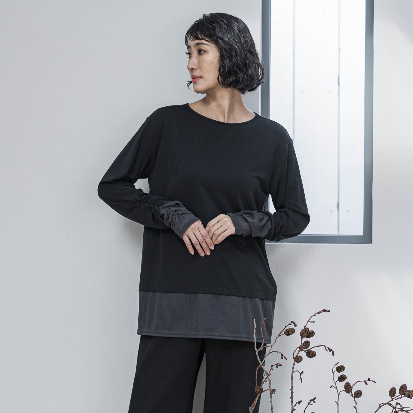 【WEB限定】”重ねるだけで格上げ”レイヤードインナー