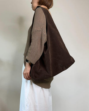 スエード調ワンショルダーバッグ