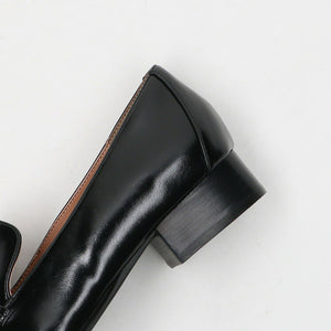 スクエア タッセル ローファー- 撥水 -