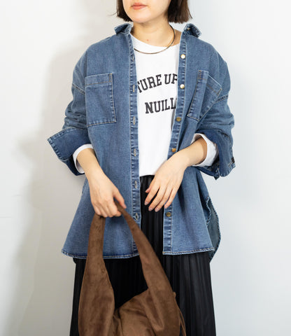 デニムオーバーシャツ