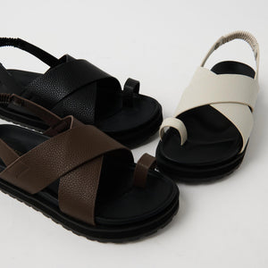 ビッグクロス バックストラップ サンダル