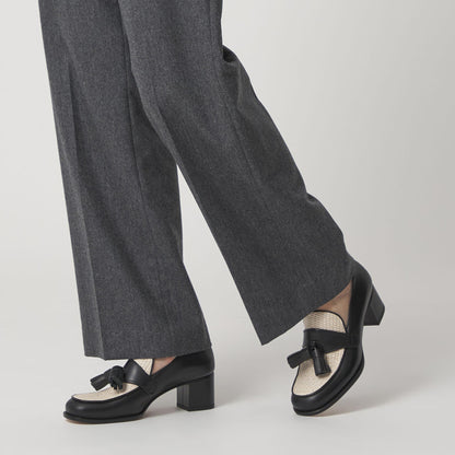 タッセルローファー パンプス50↑