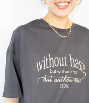 【接触冷感】エレガンスロゴTシャツ