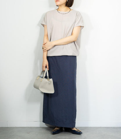 【10万人の正解シリーズ】コクーンシルエットボートネックカットソー