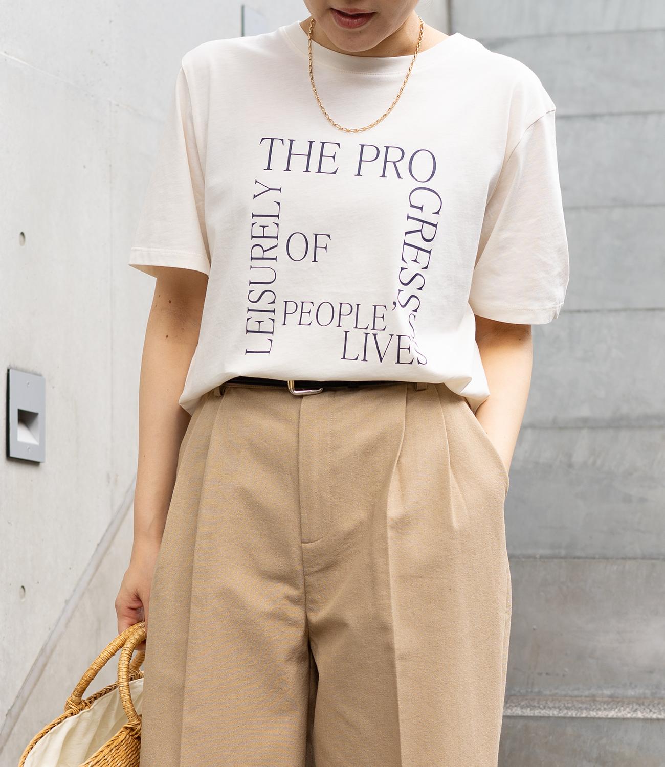 キューブレタリングTシャツ