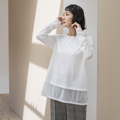 【WEB限定】”重ねるだけで格上げ”レイヤードインナー