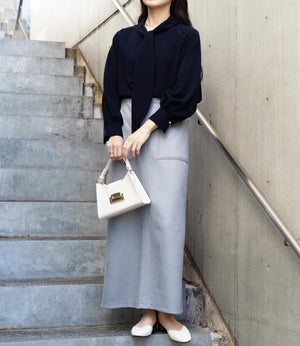 マシュマロスウェードライクスカート