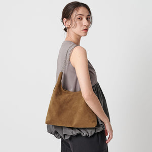 スエードライク チェーン ショルダーバッグ