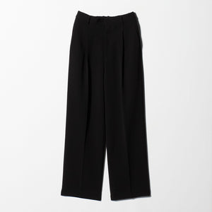 タックワイドストレートパンツ ウォッシャブル