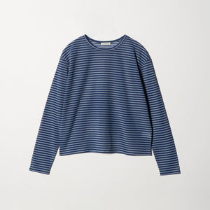 シアー マルチボーダー ロングスリーブ Tシャツ