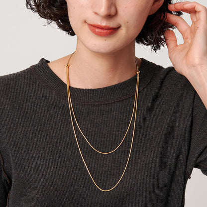 メタルボール スライダーネックレス