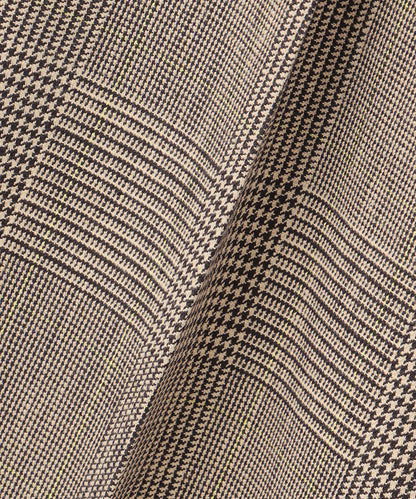 グレンチェック ワイドパンツ