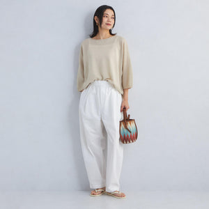 ラミー ルージー ニット プルオーバー -ウォッシャブル-