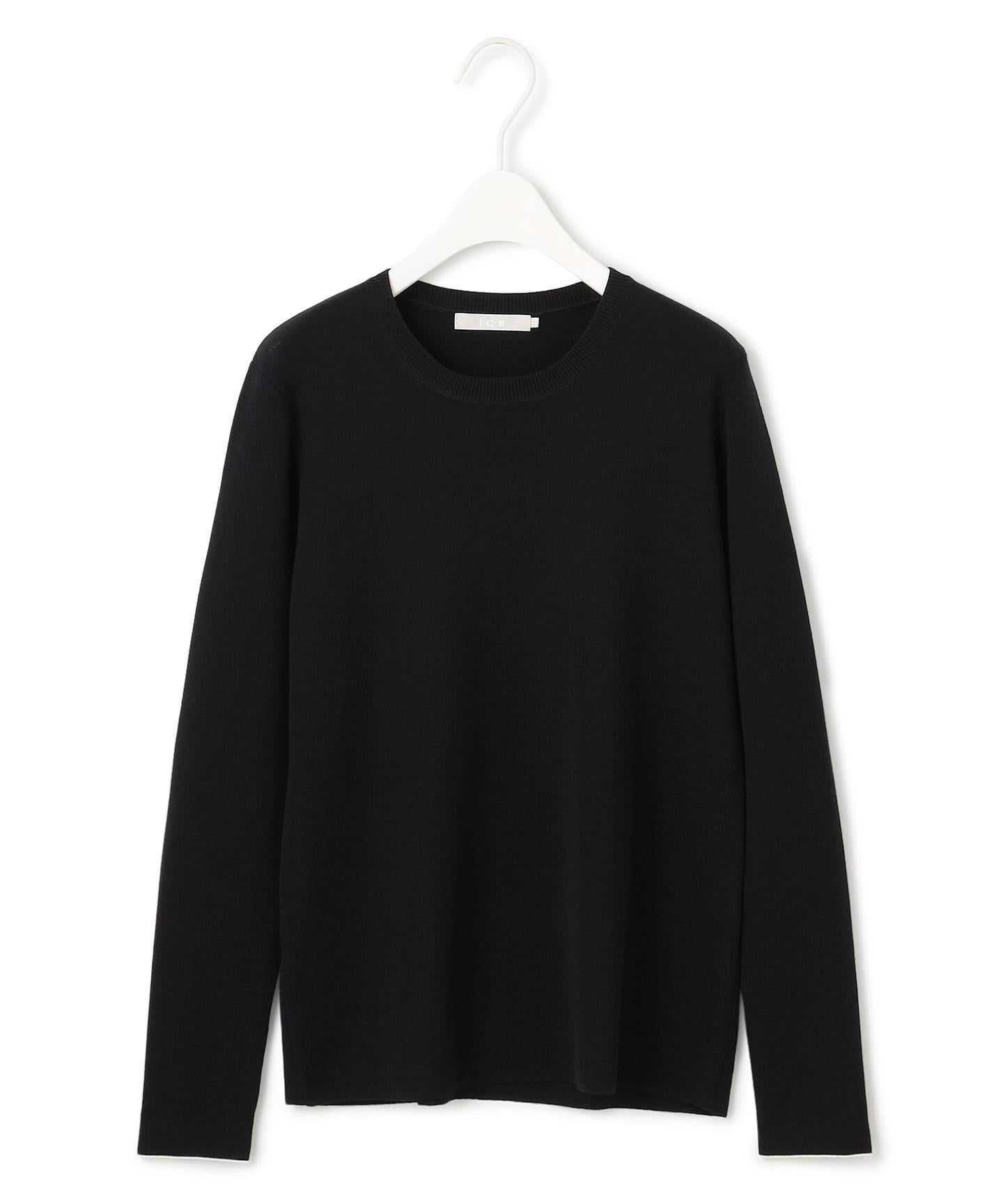 エクストラファインメリノ クルーネックプルオーバー