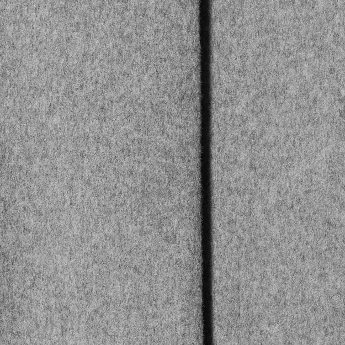 毛ナイロン ノーカラーコート