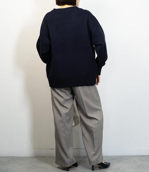 センタープレスストレートパンツ