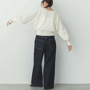 2wayコットンカーディガン