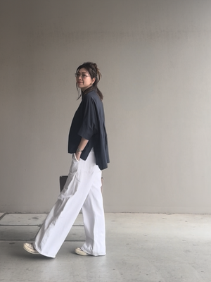 cropped relax shirt refine