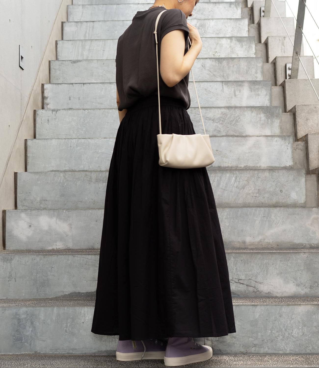 ミニリブフレンチスリーブトップス