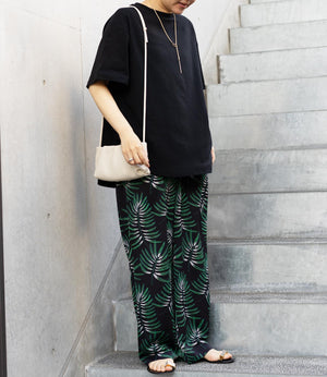 【吸水速乾・接触冷感】バックフリルドッキングカットソー