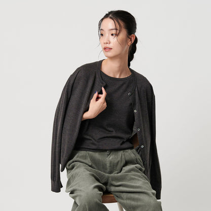 ウール レイヤードニット ウォッシャブル