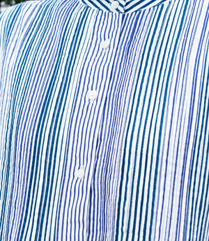 ピンタックフレンチスリーブワンピース