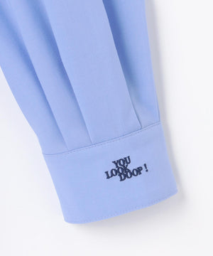 コットンタッチシャーティング刺繍入り ブラウス