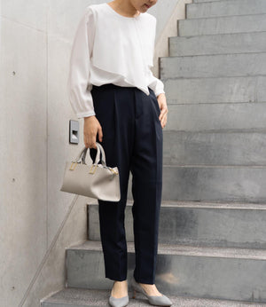 アシンメトリーフレアブラウス