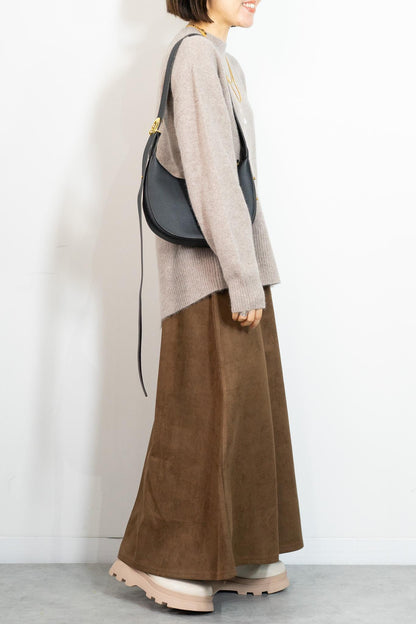 FOX混バックスリットオーバーニット