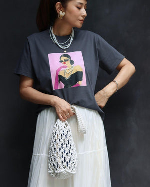 ピンクガールTシャツ