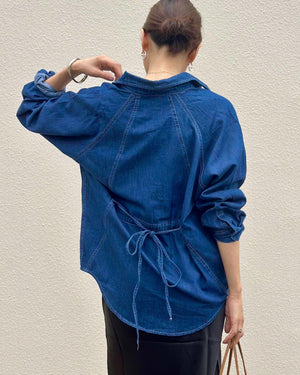 ソフトデニムシャツ