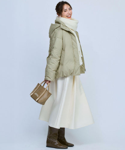 ステッチレス フーデット ダウン