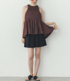 ピンタックキャミビスチェ