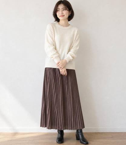 リバーシブルプリーツスカート