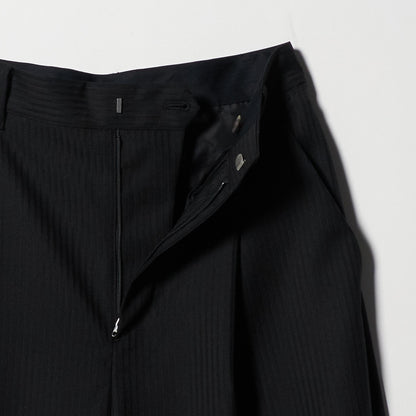 毛ポリエステル カーブパンツ ウォッシャブル