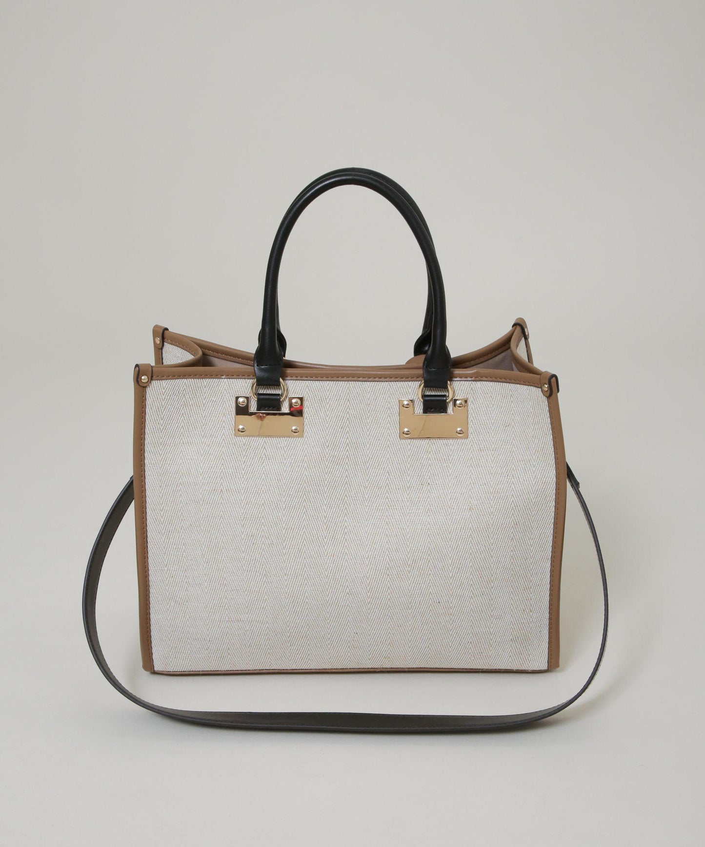 バイカラーキャンバスバッグ