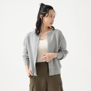 2way スウェット ライク カーディガン