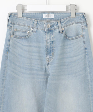 BASIC STRETCH DENIM ワイド ストレート デニム
