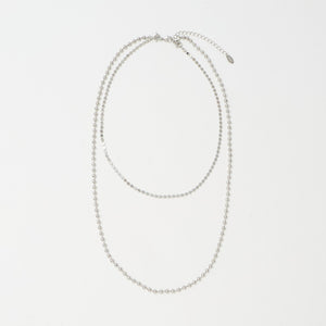 ボール×サークル チェーン 3WAY ネックレス