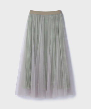 チュールリバーシブルスカート