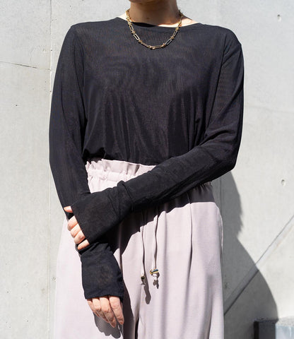 ダブルチュールカットソー