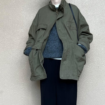 BIGポケットミリタリージャケット – &DROBE (アンドローブ)