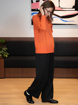 ワイドストレートパンツ