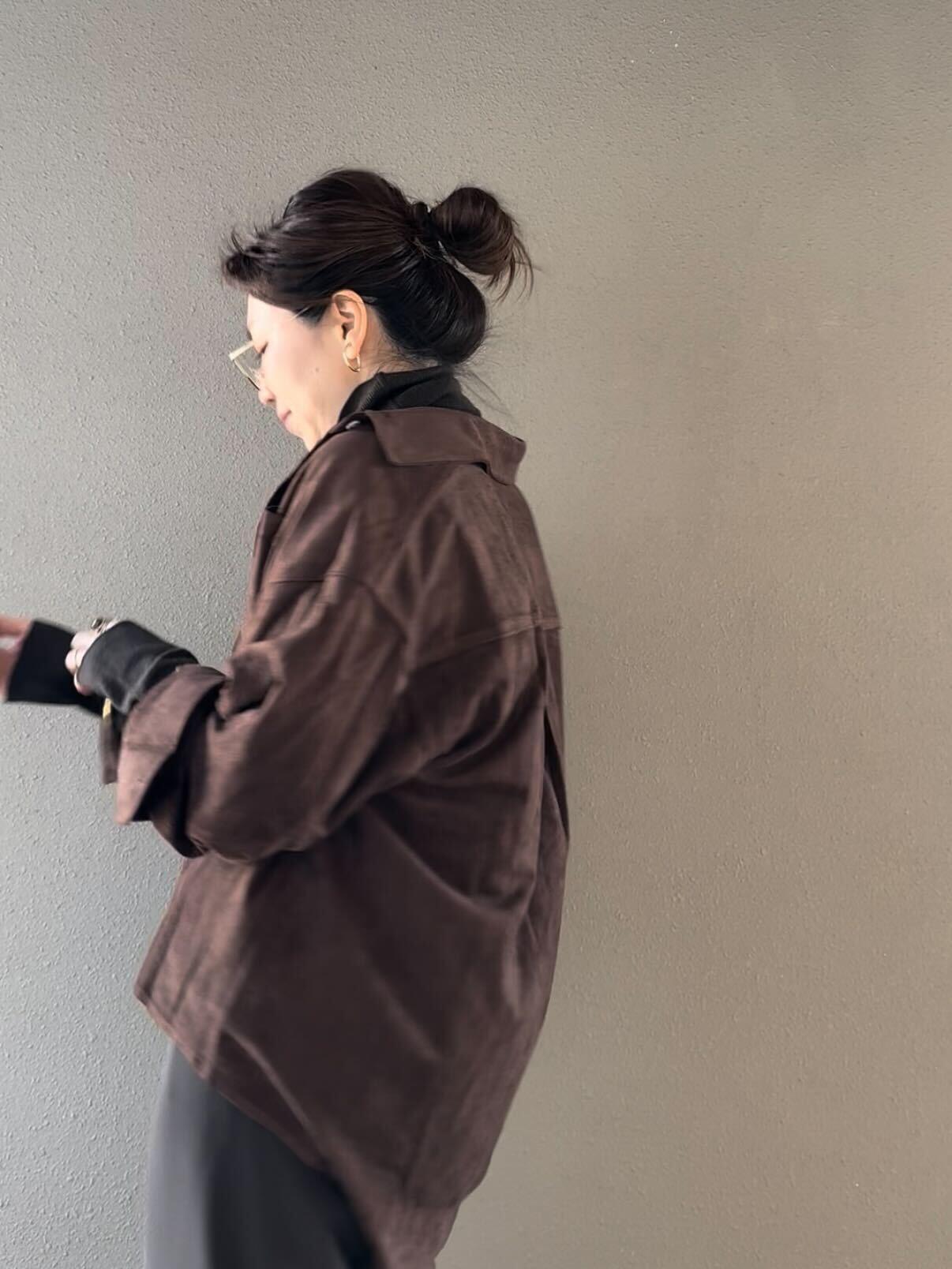 スウェードシャツ