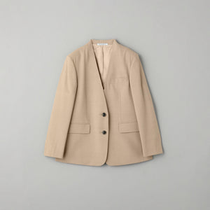 カットオフ カラーレス ジャケット