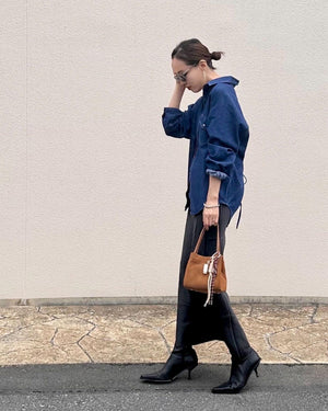 ソフトデニムシャツ