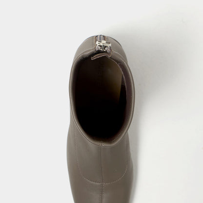 ストレッチレザー ショートブーツ60↓↑